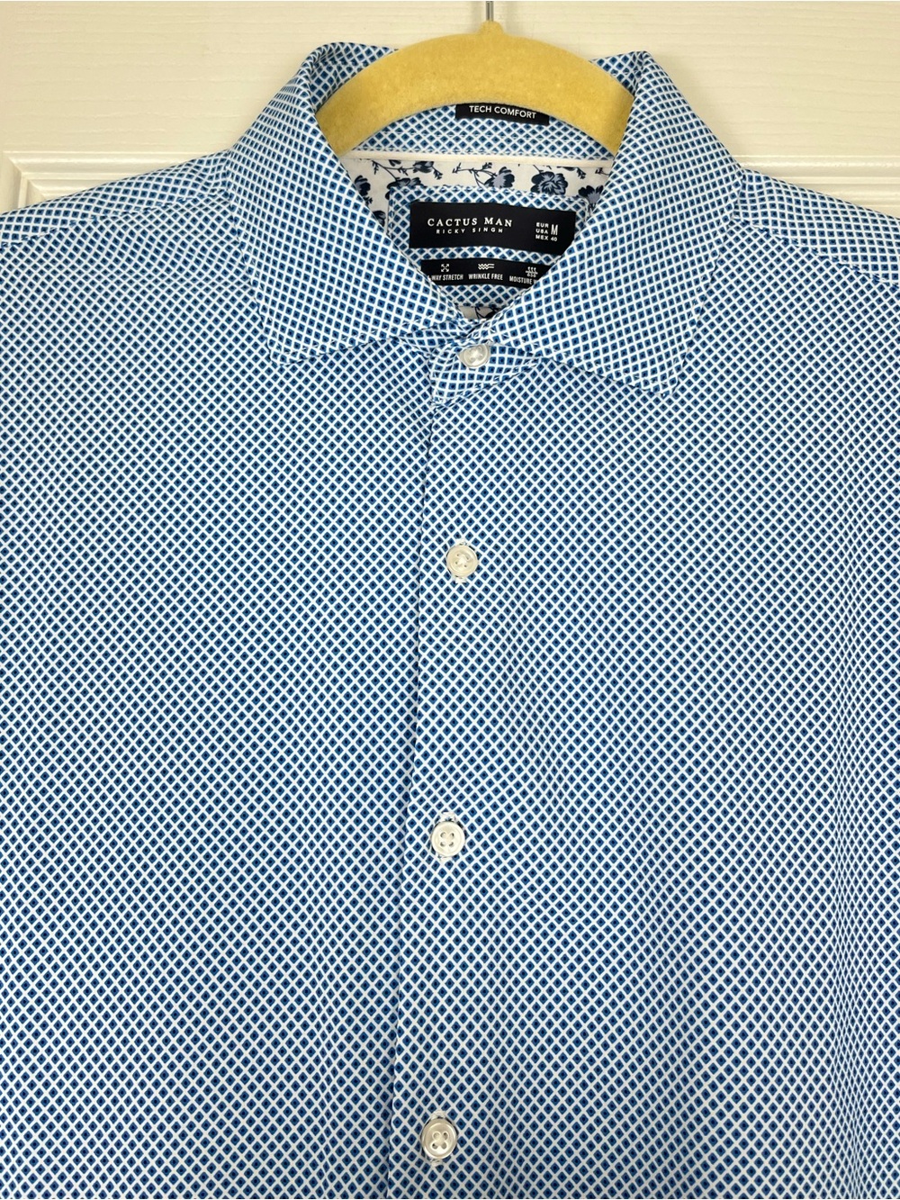 Cactus Man Ricky Singh Tech Comfort Performance Button Up Patterned Shirt - Picture 2 of 4